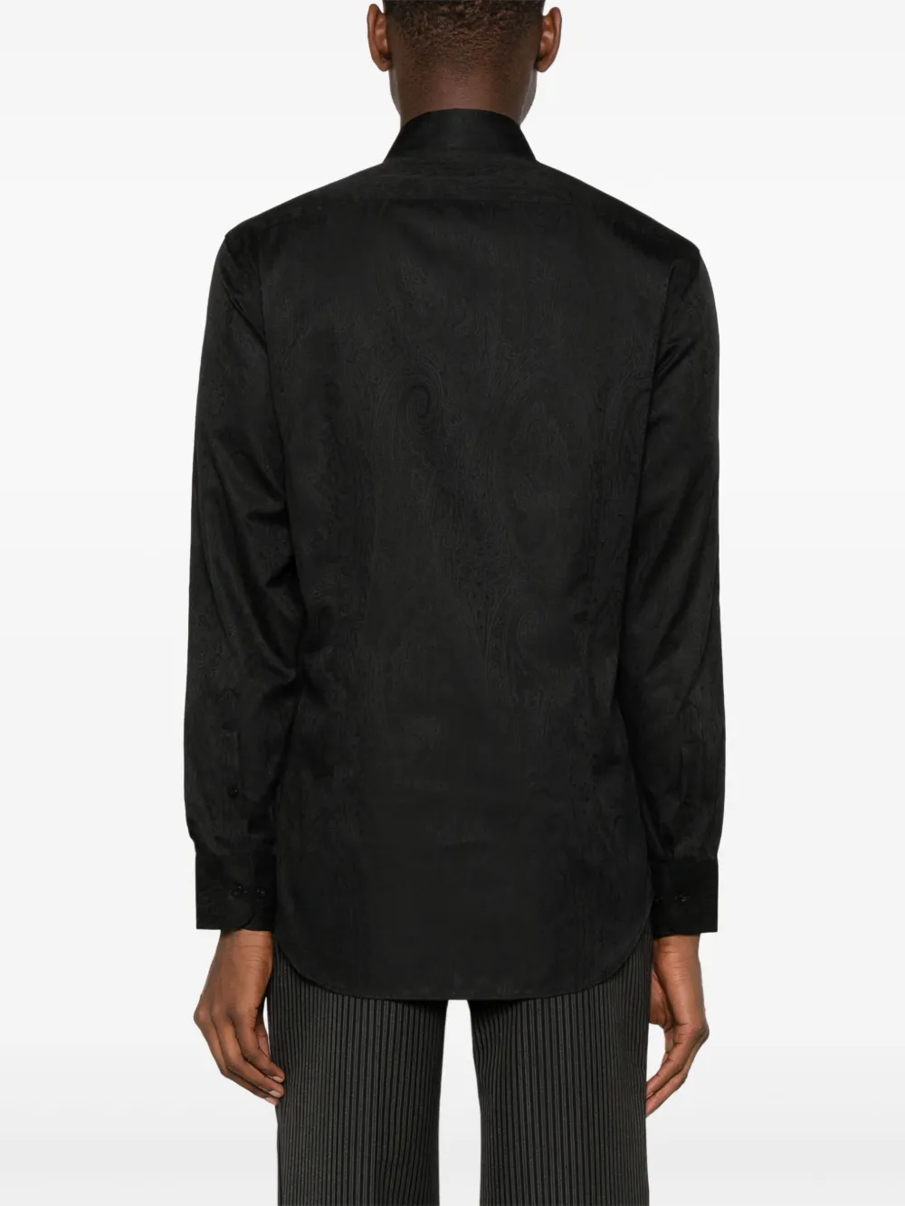 ETRO Overhemd met jacquard Zwart