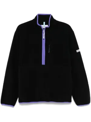 This Is Never That half-zip Fleece Sweater | Black | FARFETCH SA