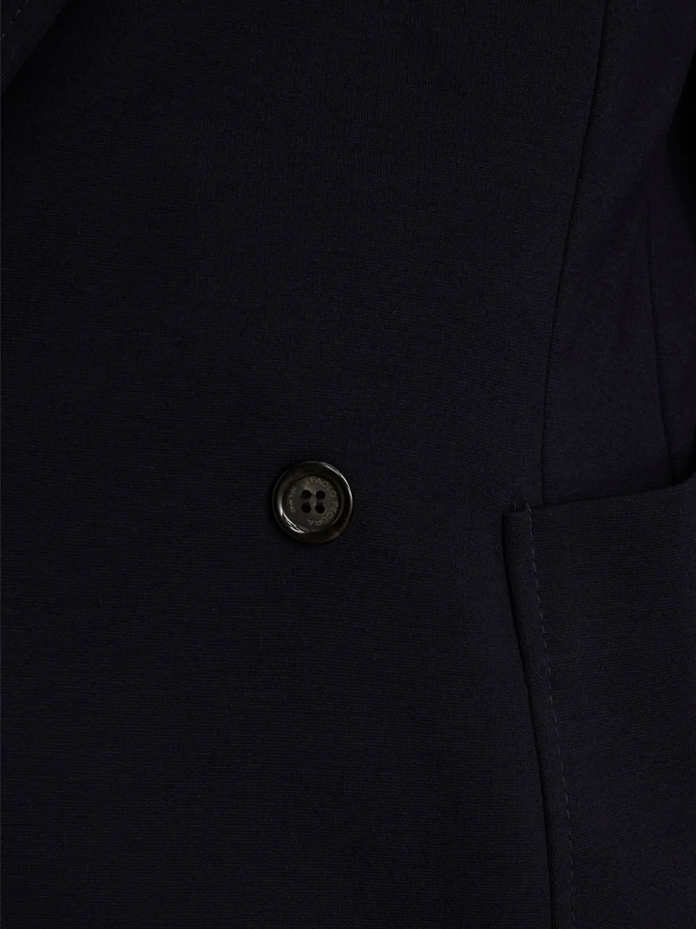 Paolo Pecora Blazer met dubbele rij knopen Zwart