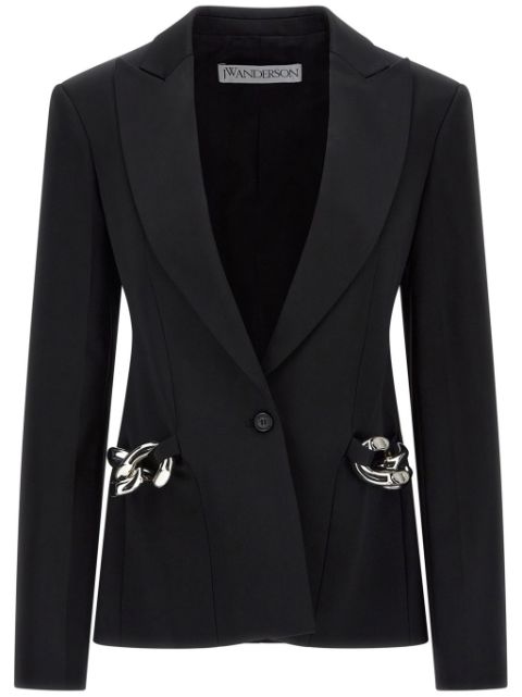 JW Anderson chain-link embellished blazer Women