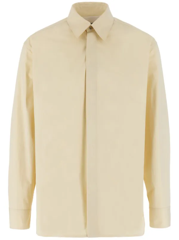 Jil Sander コットン シャツ | ニュートラル | FARFETCH JP