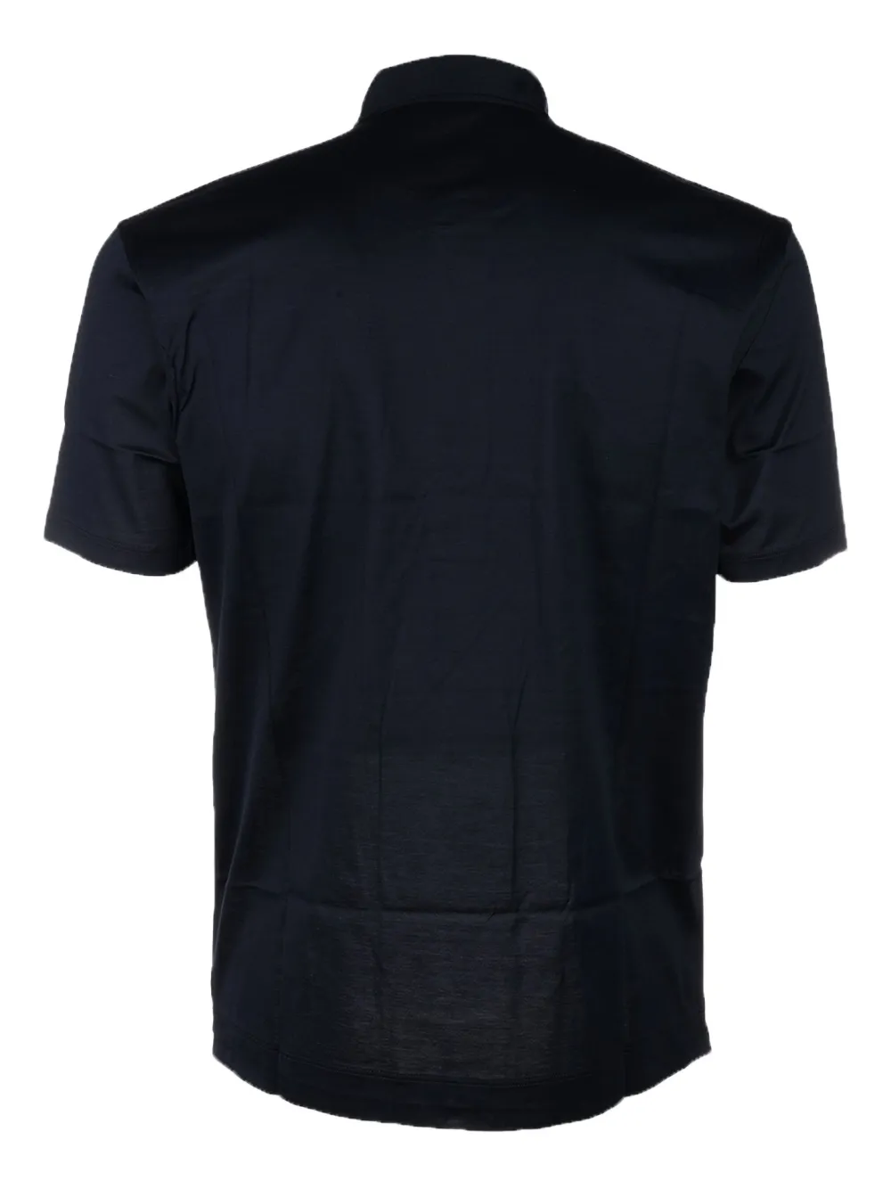 Hosio Poloshirt met knoopsluiting - Zwart
