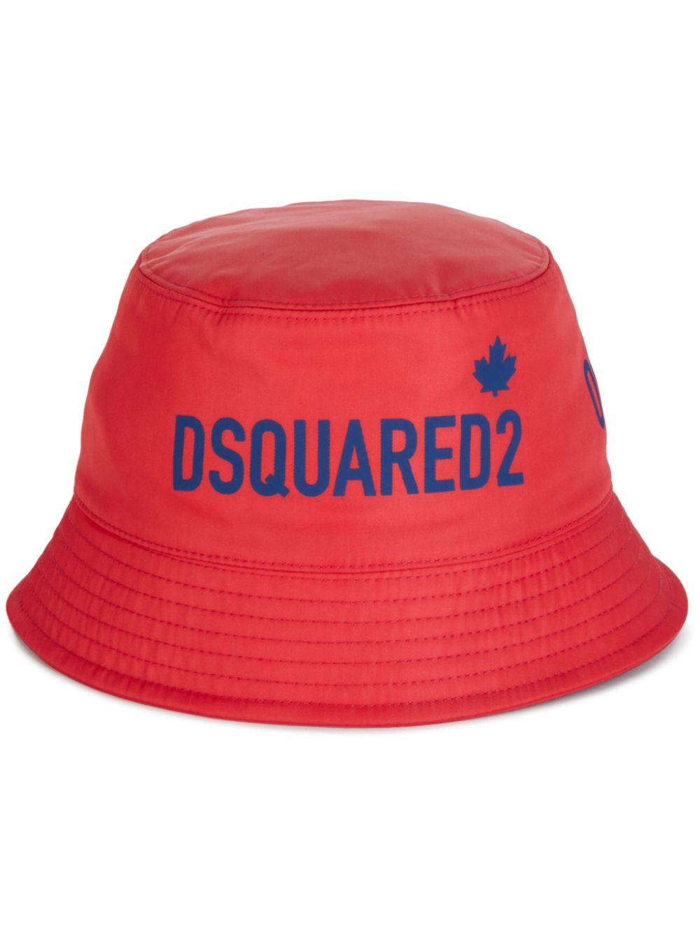 DSQUARED2 logo-print bucket hat