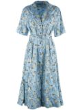 Iceberg banana-print dress - Blue