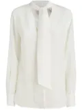 Del Core silk blouse - White