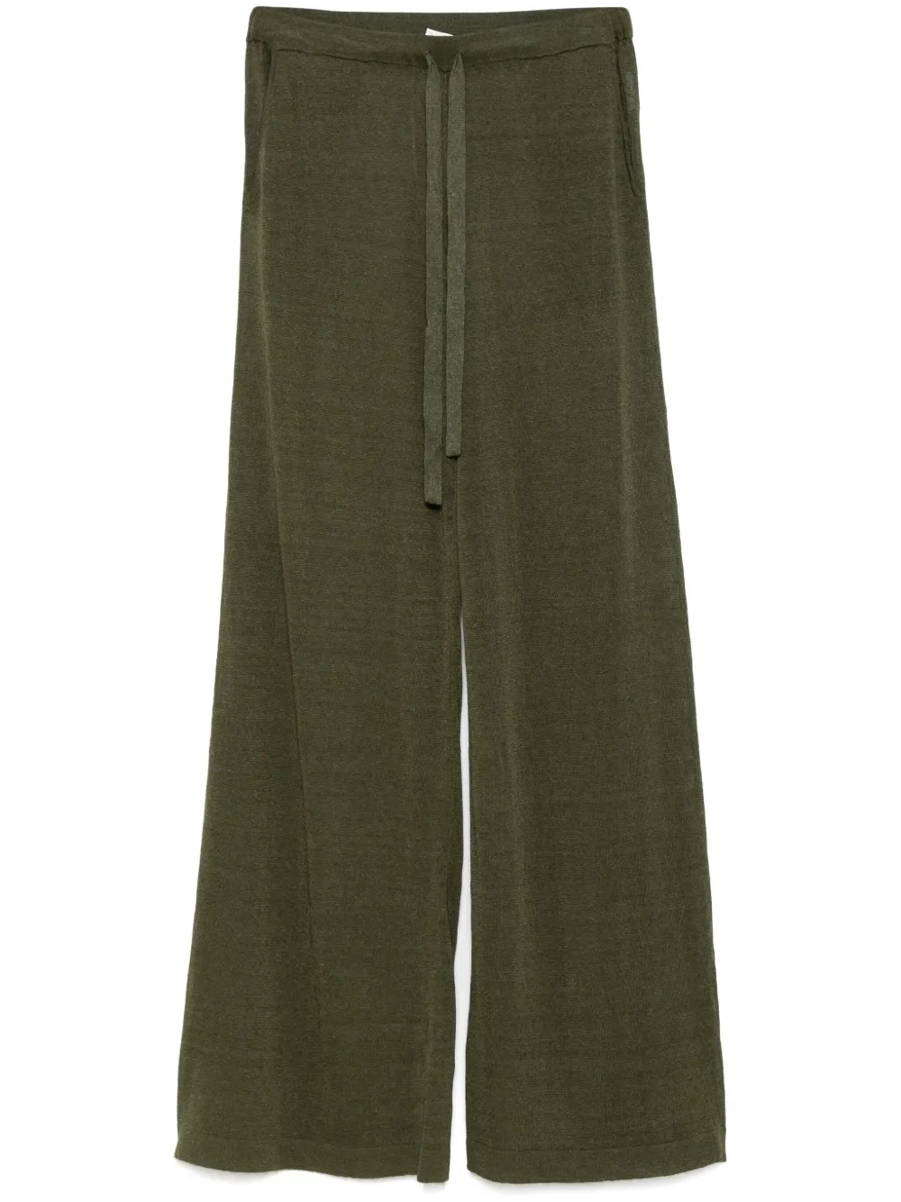 fine-knit trousers