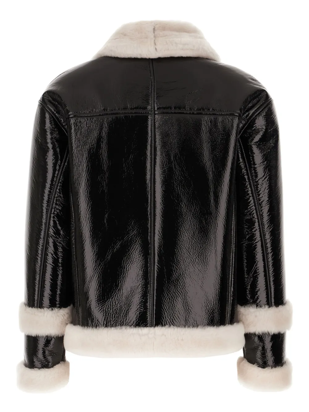Blancha shearling jacket - Zwart