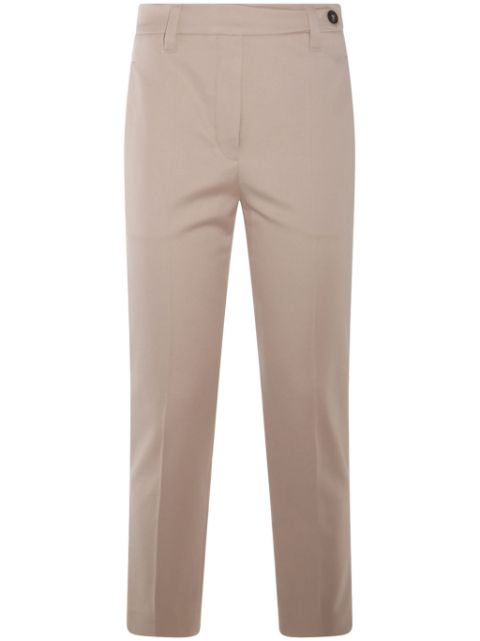 Brunello Cucinelli cropped slim-fit trousers Women