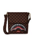 sprayground kid mix-print messenger bag - Brown