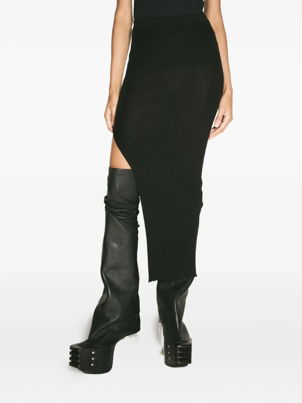 Rick Owens Theresa マキシスカート - ブラック Rick Owens Theresa マキシスカート - ブラック
