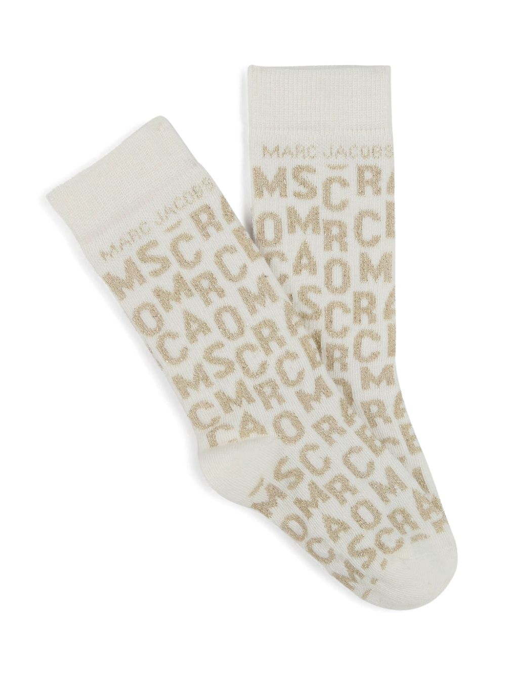 Marc Jacobs Kids logo-jacquard socks - Neutrals