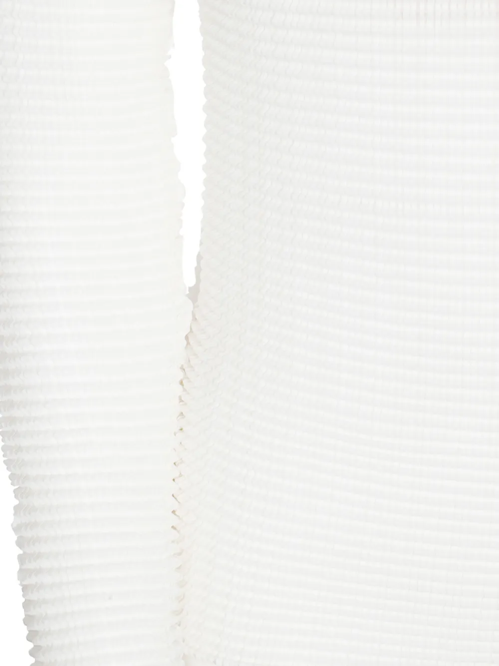 Issey Miyake Geplooide trui Wit