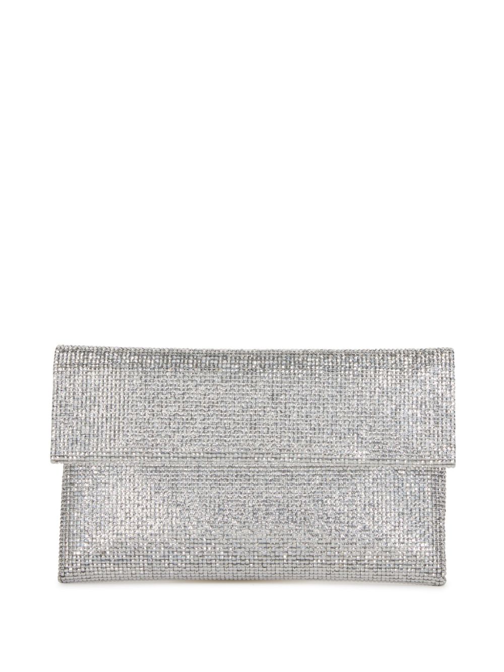 Twenty Fourhaitch Siri Pixel Clutch Bag In Silber