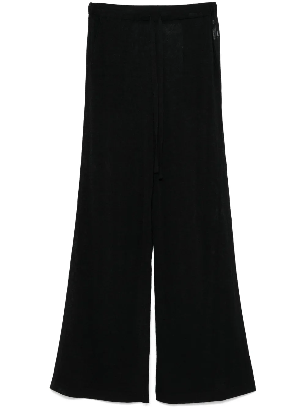 fine-knit trousers