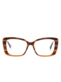 MAX&Co. rectangle-frame glasses - Brown