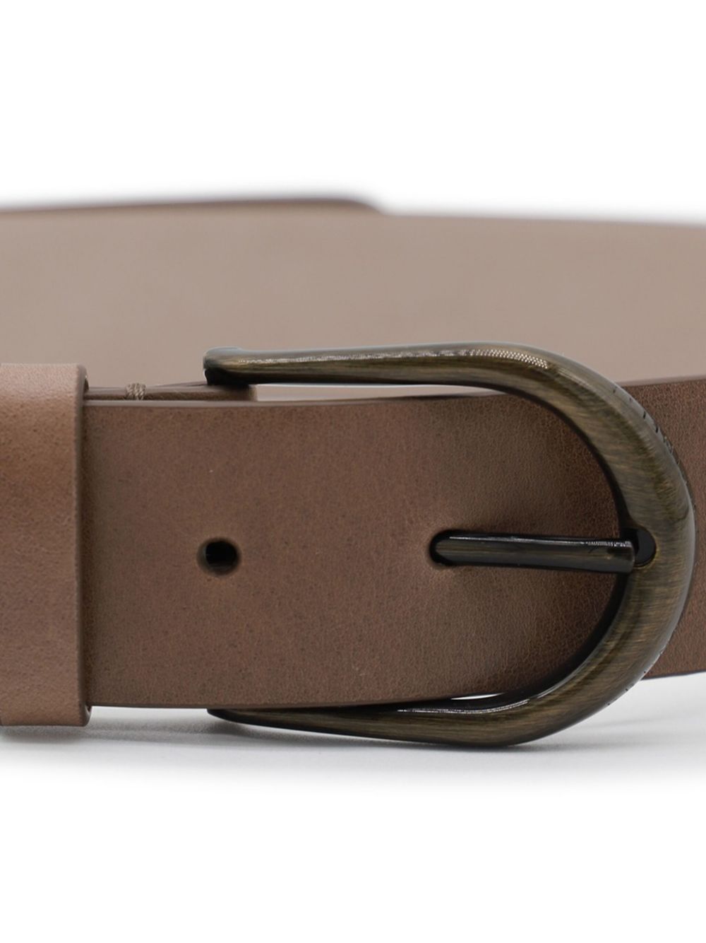 Brunello Cucinelli Leren riem - Bruin