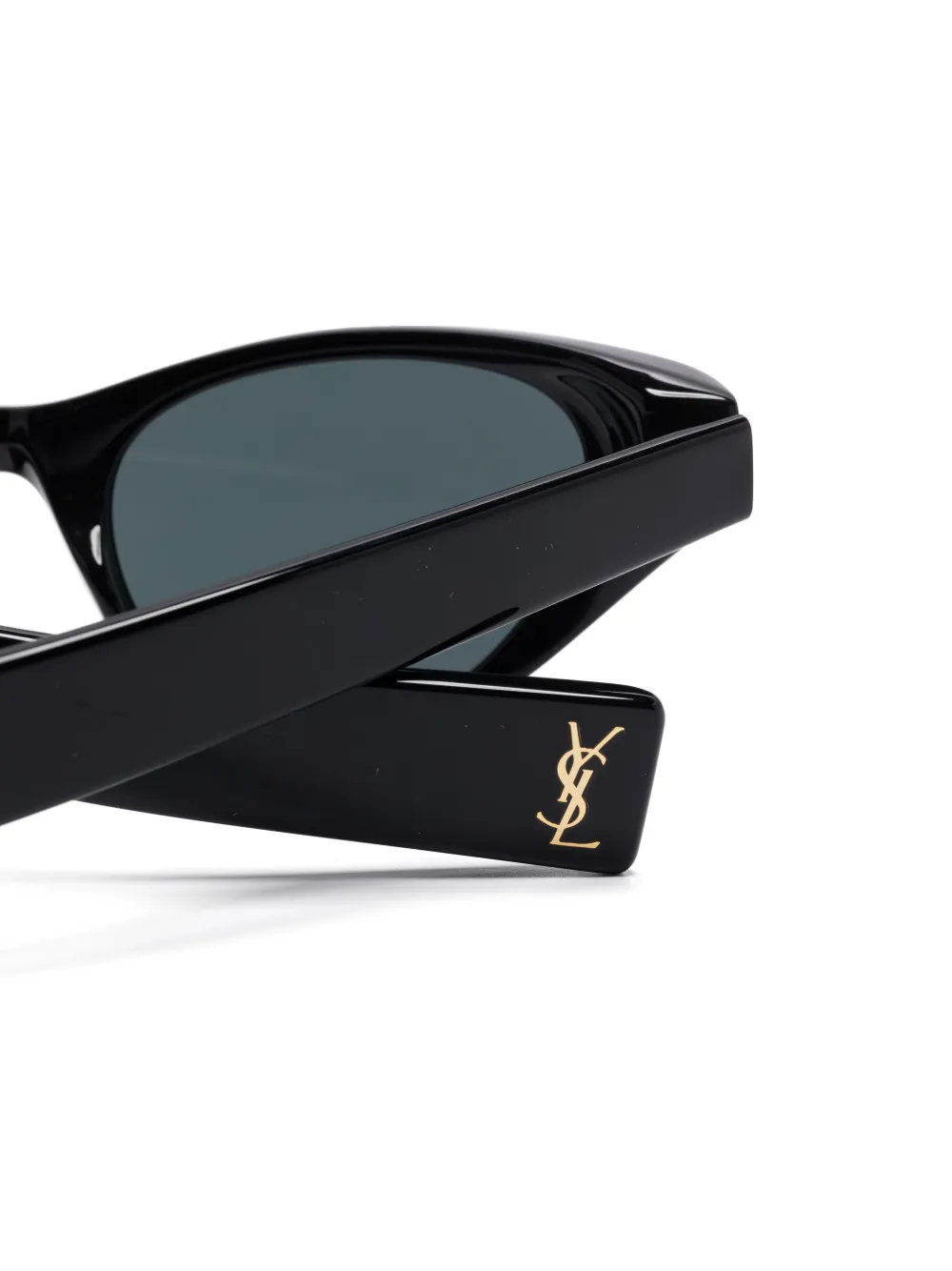 Saint Laurent Eyewear Zonnebril met cat-eye montuur Zwart