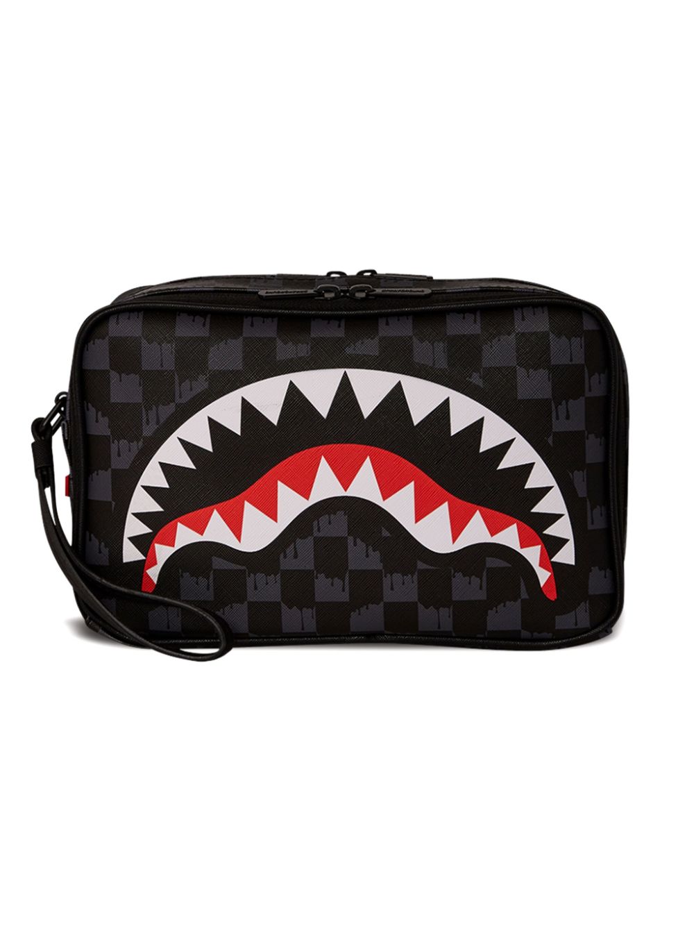 sprayground kid mix-print pouch - Black