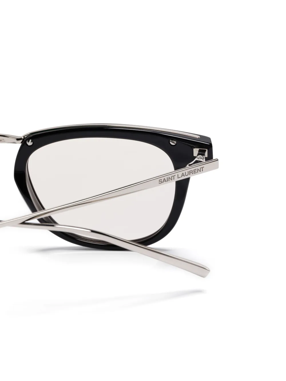 Saint Laurent Square-frame Glasses In Black