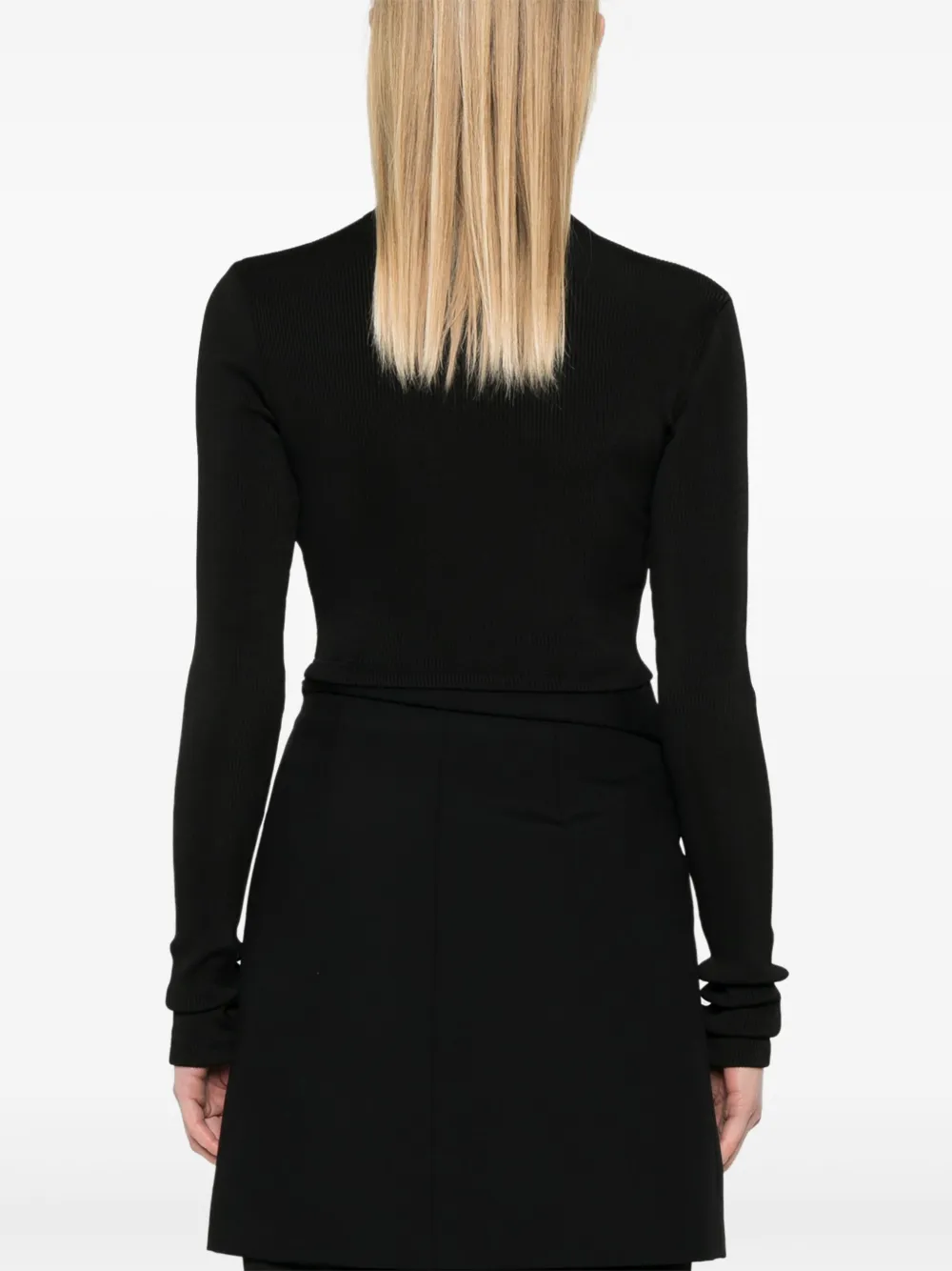 Prada T-shirt met email logo Zwart