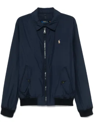 【本物新品保証】 Lauren Ralph Polo Polo FARFETCH | Blue | Jacket Pony-embroidered ジャケット・アウター