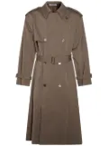 Auralee wool trench coat - Brown