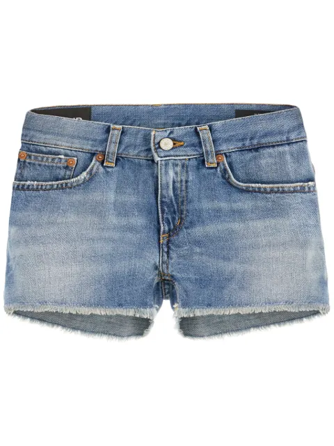 DONDUP shorts de mezclilla con placa del logo