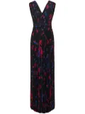 HUGO floral-print maxi dress - Black