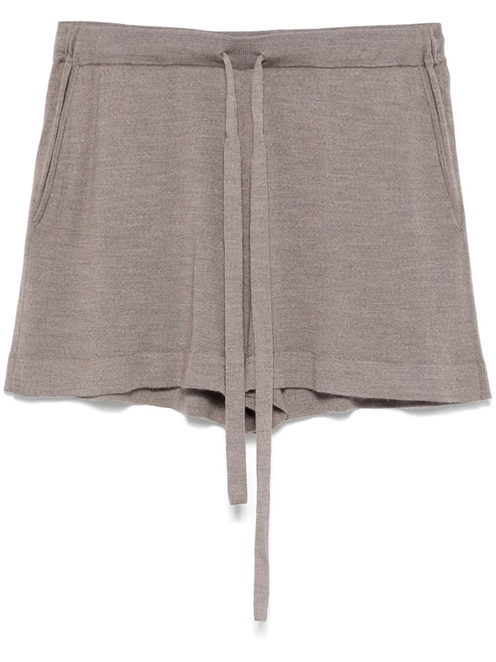 P.A.R.O.S.H. fine-knit mini shorts - Neutrals