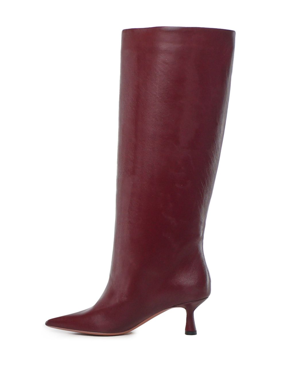 Giuliano Galiano 30mm leather boots Red