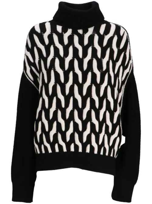 Pull en maille torsadée - BOSS - Modalova