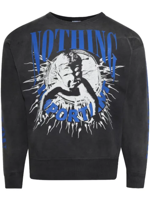 SAINT MXXXXXX graphic-print sweatshirt