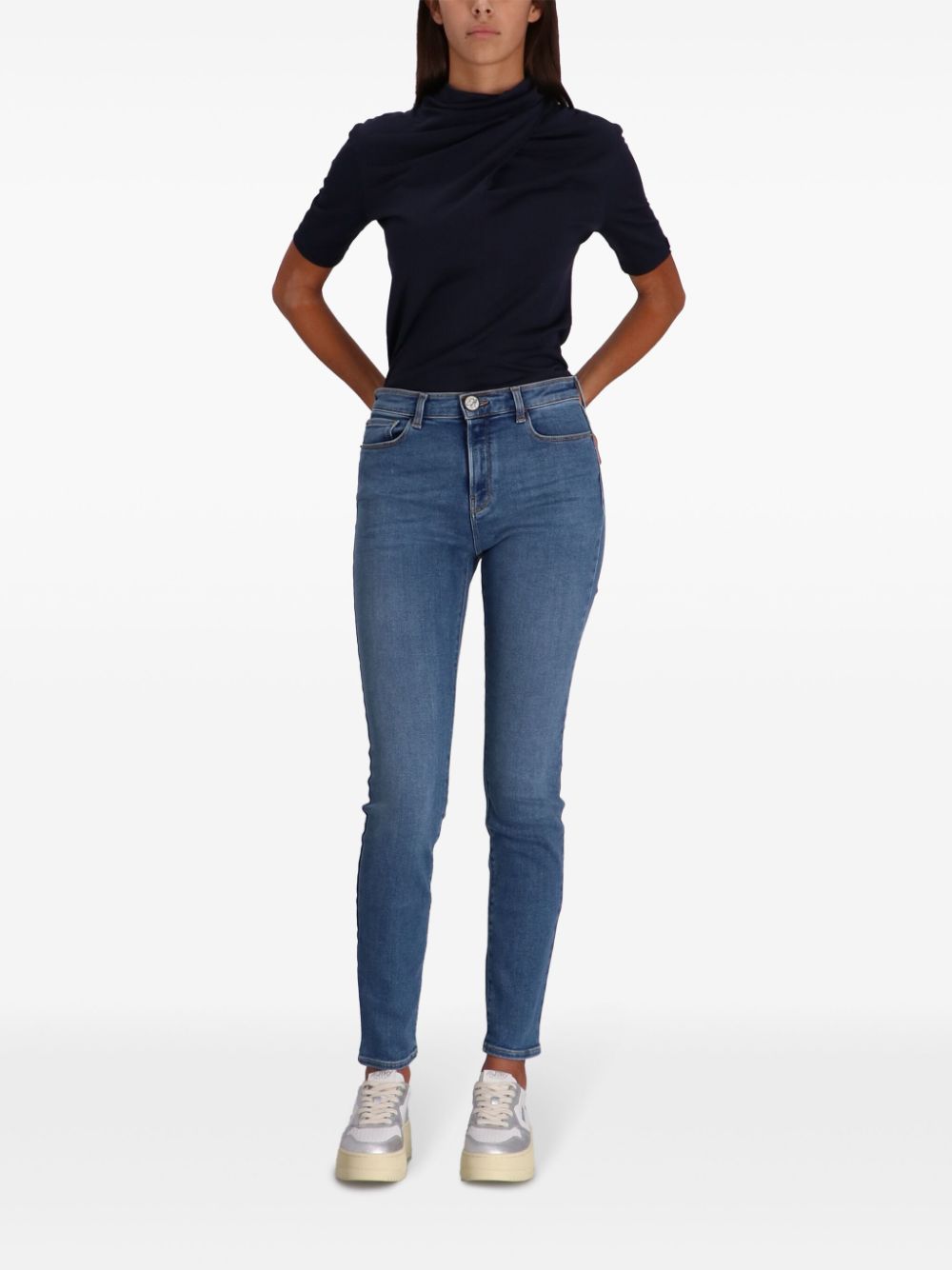 Emporio Armani skinny jeans - Blauw