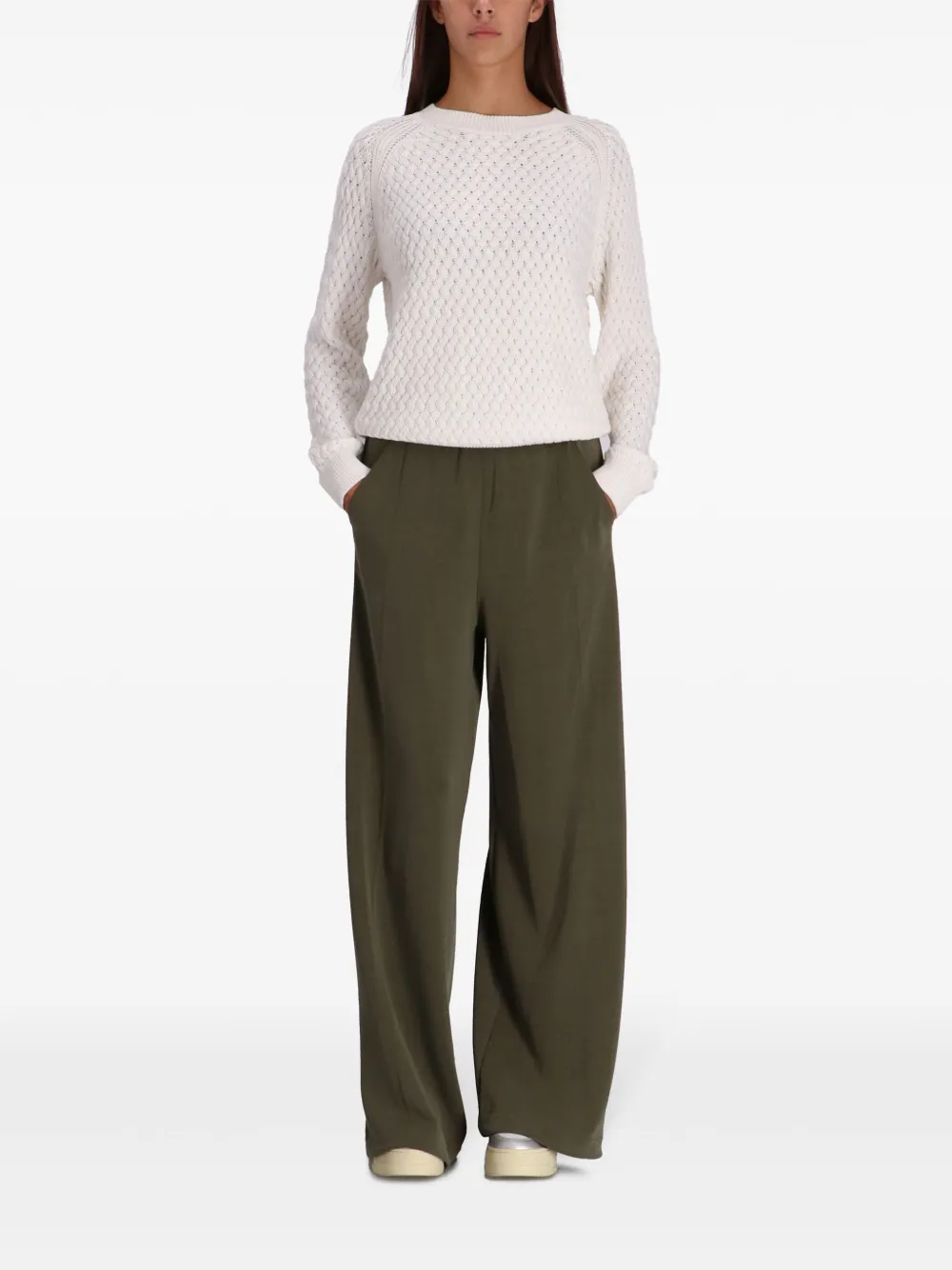 BOSS chunky-knit sweater - Wit