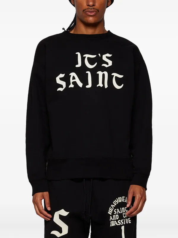 SAINT MXXXXXX ロゴ スウェットシャツ | ブラック | FARFETCH JP