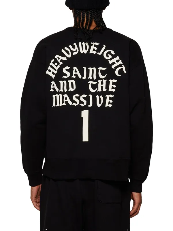 SAINT MXXXXXX ロゴ スウェットシャツ | ブラック | FARFETCH JP