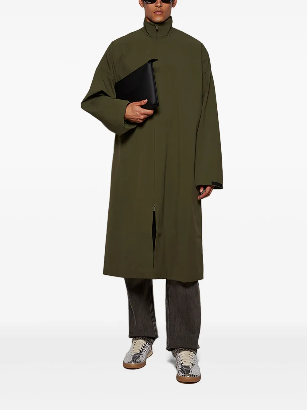 FEAR OF GOD ESSENTIALS single-breasted trench coat | Trench Coats  | Image 2
