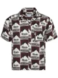 RHUDE Moonlight Bordeaux shirt - Brown