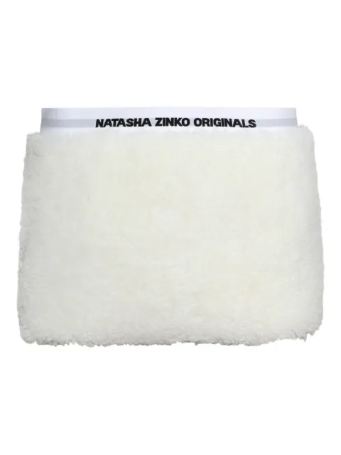 Natasha Zinko мини-юбка из меха