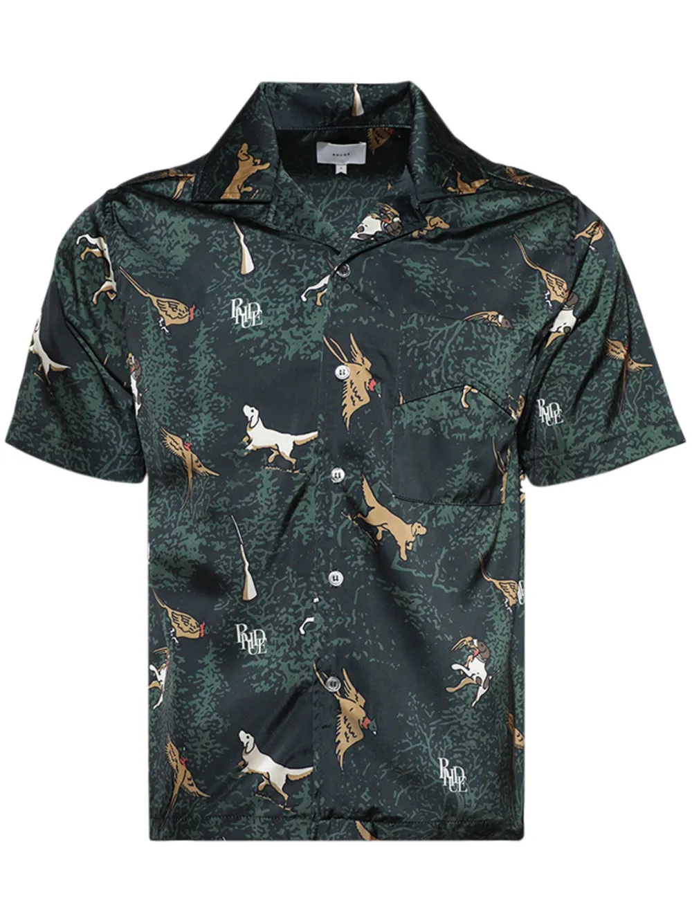 scramble dog print shirt