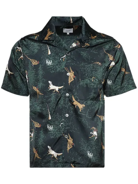 RHUDE scramble dog print shirt 