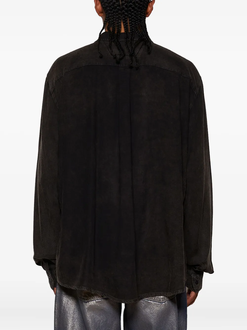 MISBHV Community Superfluid overhemd Zwart