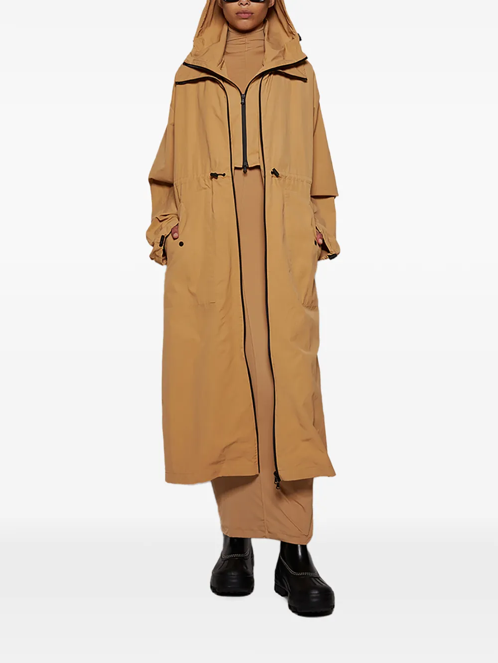 WARDROBE.NYC long-sleeve maxi dress - Beige