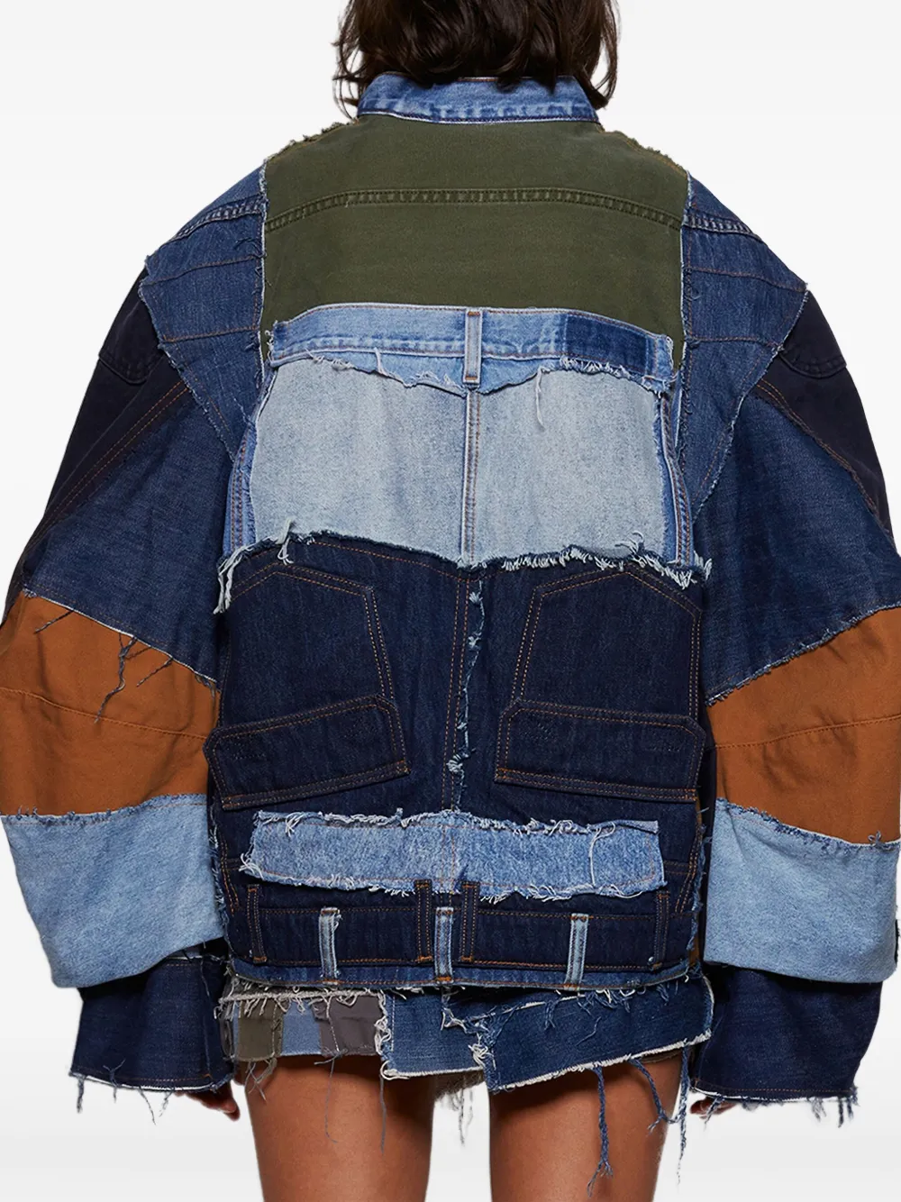 Natasha Zinko Denim jack Blauw