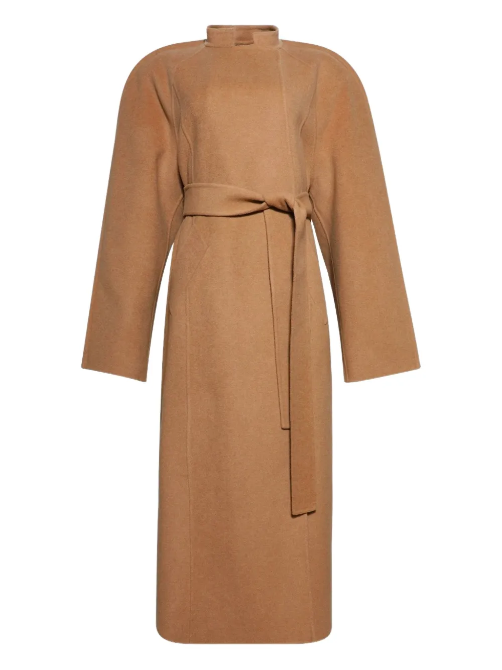 KHAITE Rothen belted coat Beige