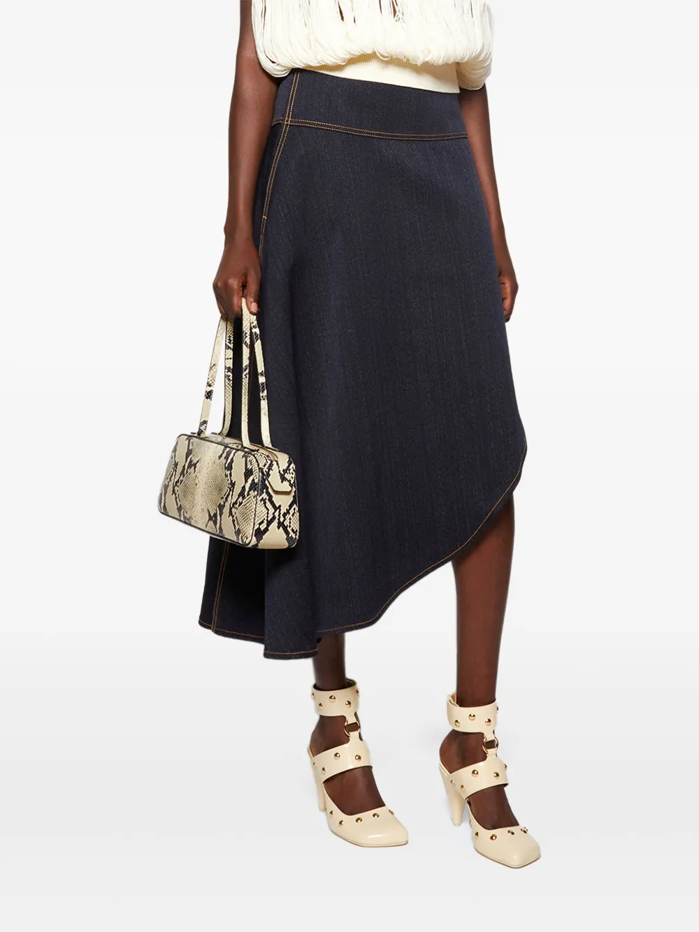 Chloé 90mm Jade Pumps In White