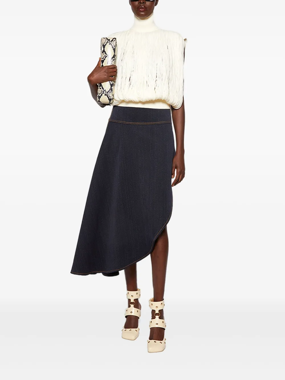 Chloé 90mm Jade Pumps In White