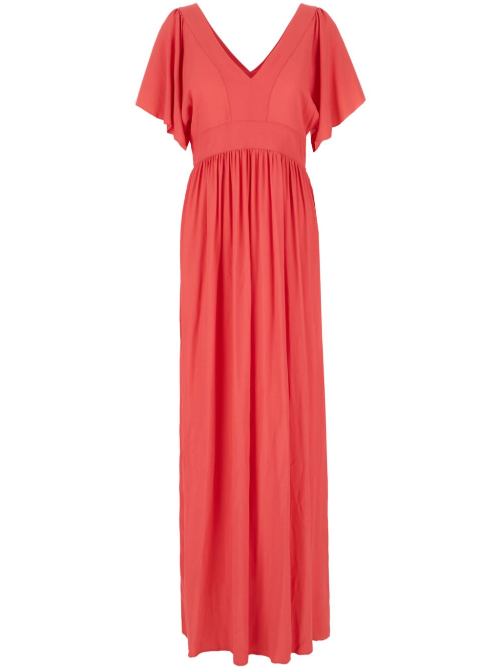 Momoni V-neck maxi dress