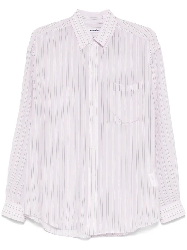 ランキング2025 パープル | シャツ ストライプ Wang Alexander | JP FARFETCH トップス