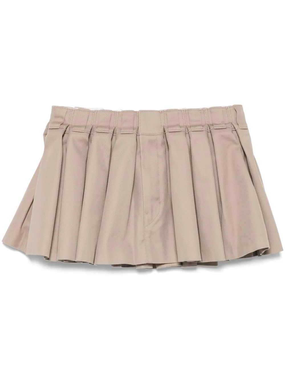 pleated miniskirt